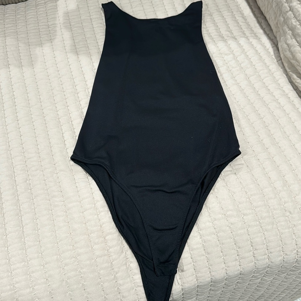 Zara Black Muscle Tank Body Suit